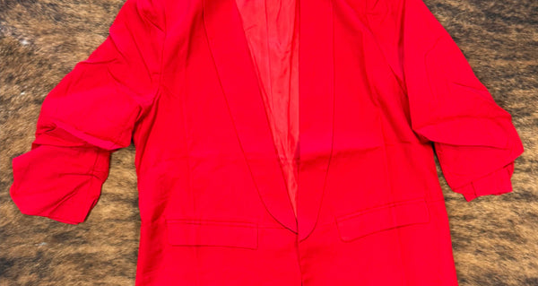 Jessie Red Blazer
