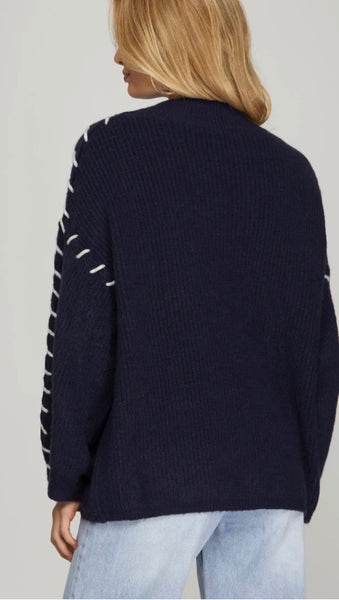 Navy Nights Sweater