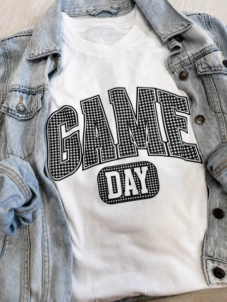 Game Day Gingham Tee