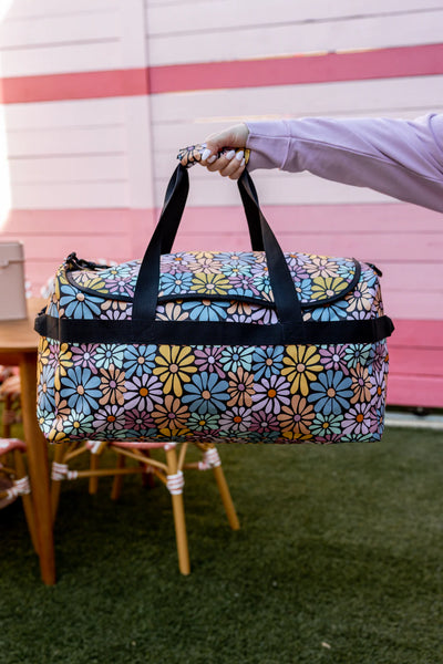 Black Daisy Duffle