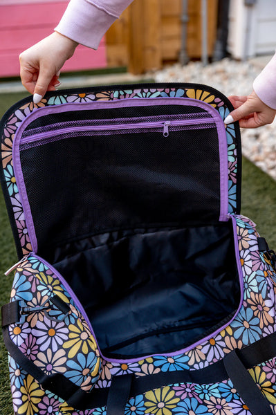 Black Daisy Duffle